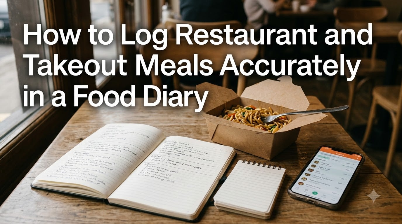 How to Log Restaurant and Takeout Meals Accurately in a Food Diary