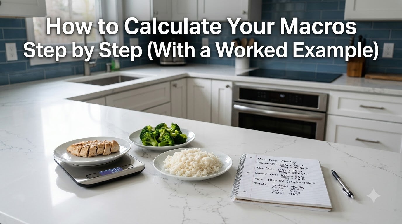 How to Calculate Your Macros Step by Step (With a Worked Example)