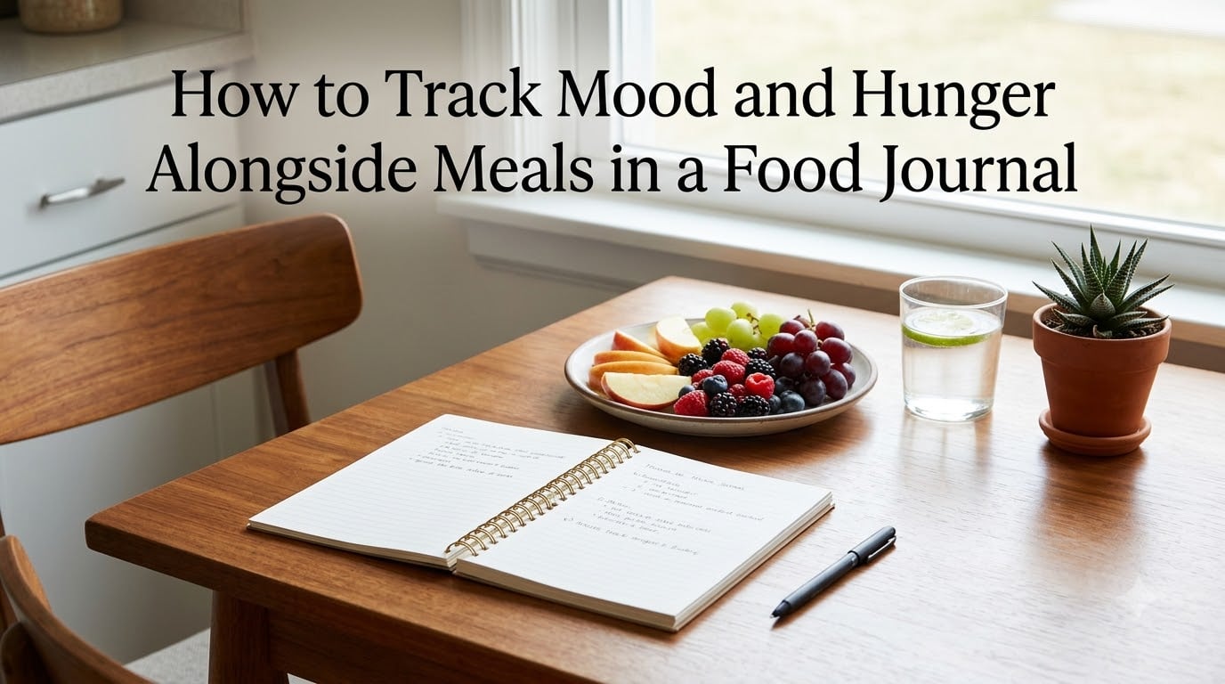 How to Track Mood and Hunger Alongside Meals in a Food Journal