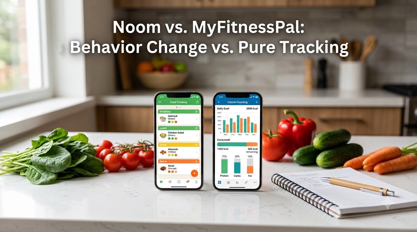 Noom vs. MyFitnessPal: Behavior Change vs. Pure Tracking