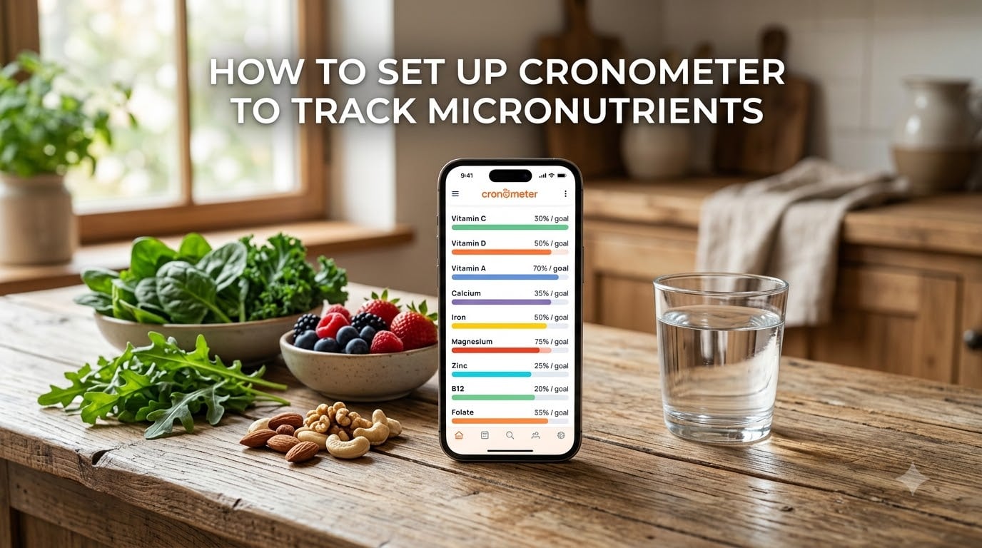 How to Set Up Cronometer to Track Micronutrients