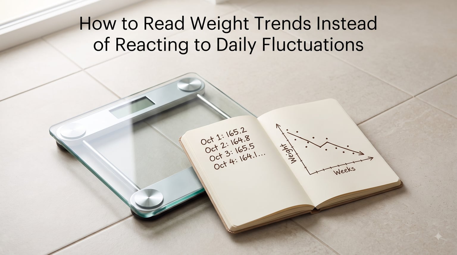 How to Read Weight Trends Instead of Reacting to Daily Fluctuations