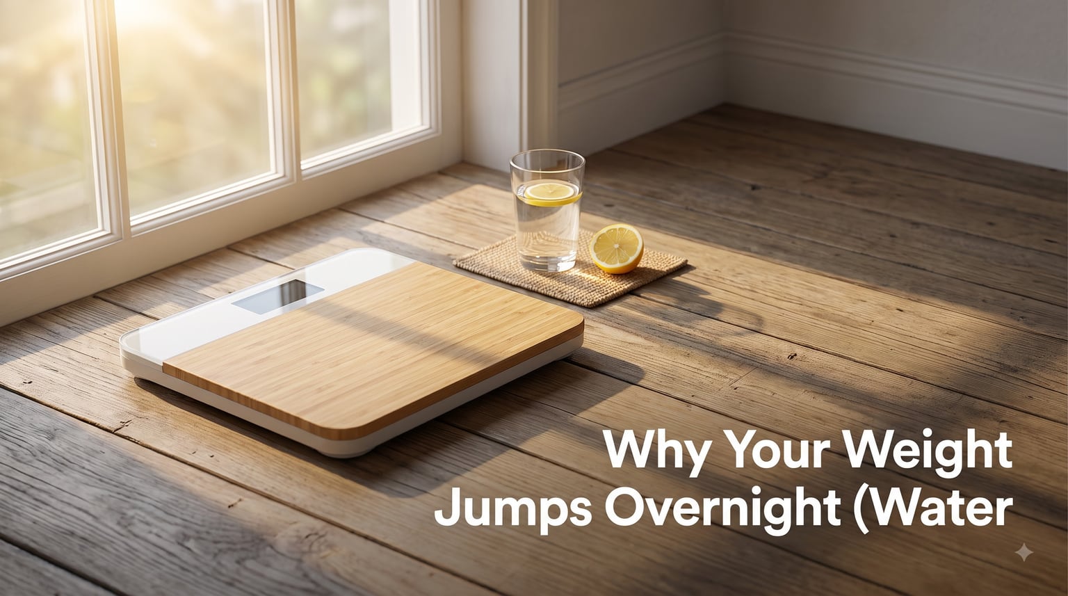 Why Your Weight Jumps Overnight (Water