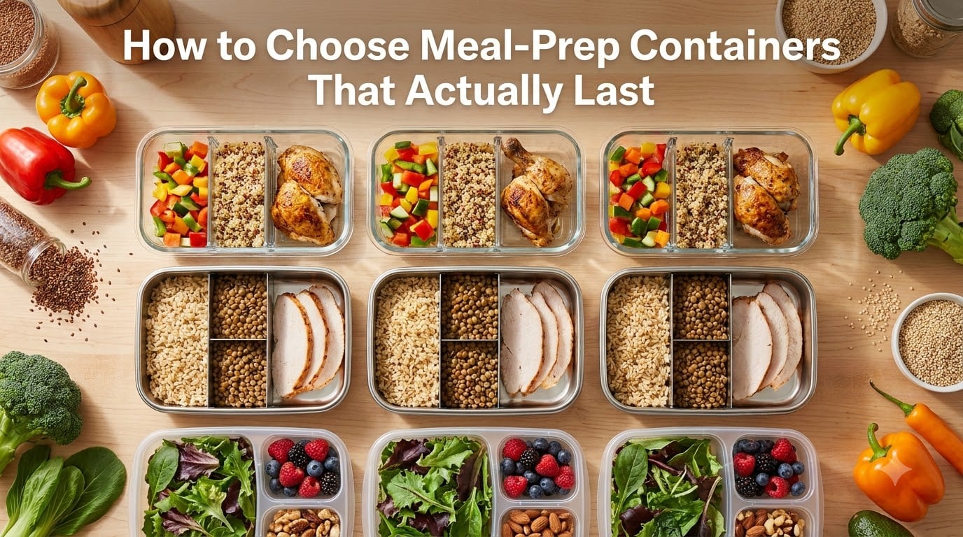 How to Choose Meal-Prep Containers That Actually Last