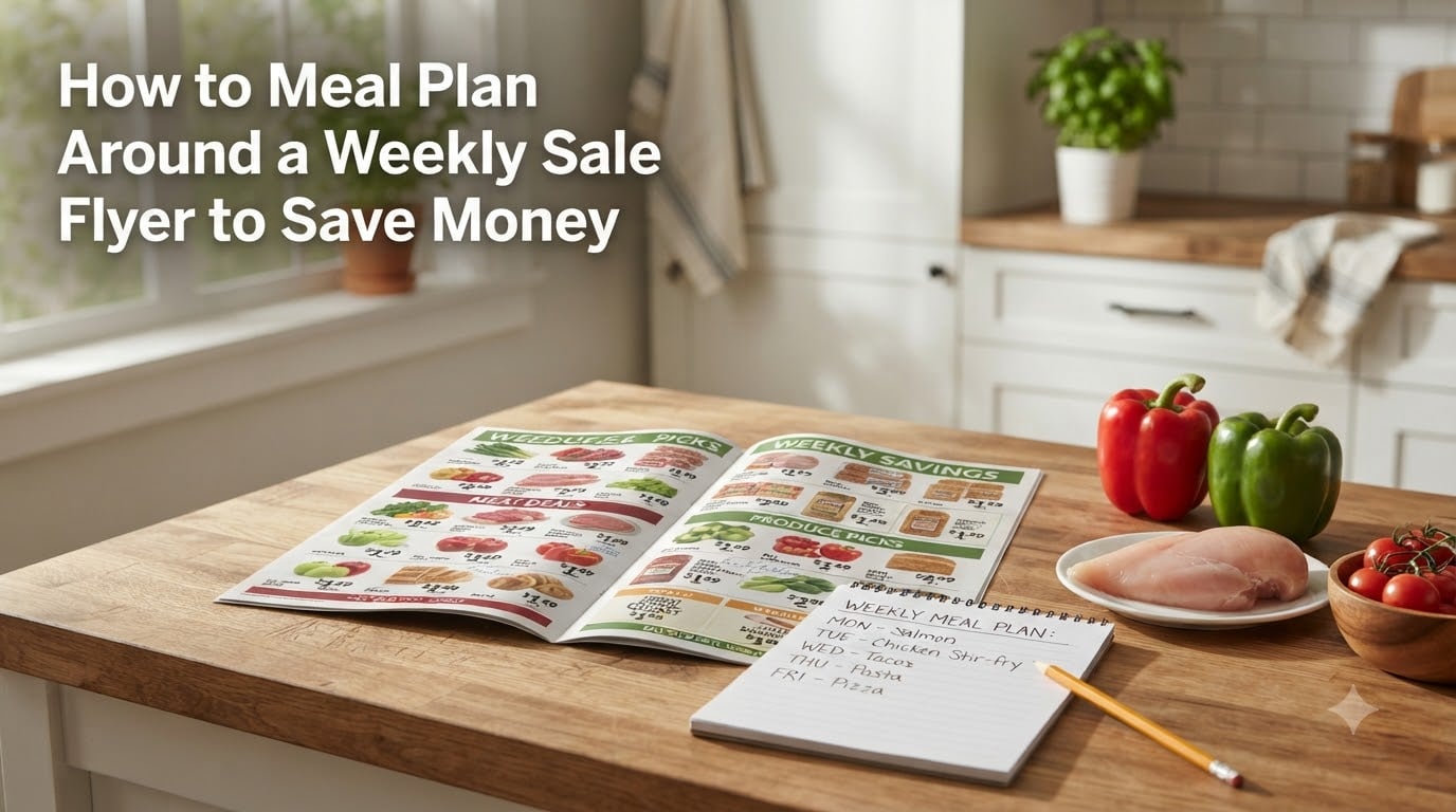 How to Meal Plan Around a Weekly Sale Flyer to Save Money