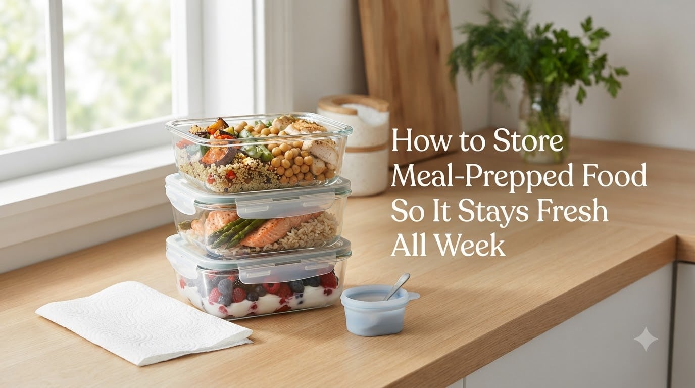 How to Store Meal-Prepped Food So It Stays Fresh All Week