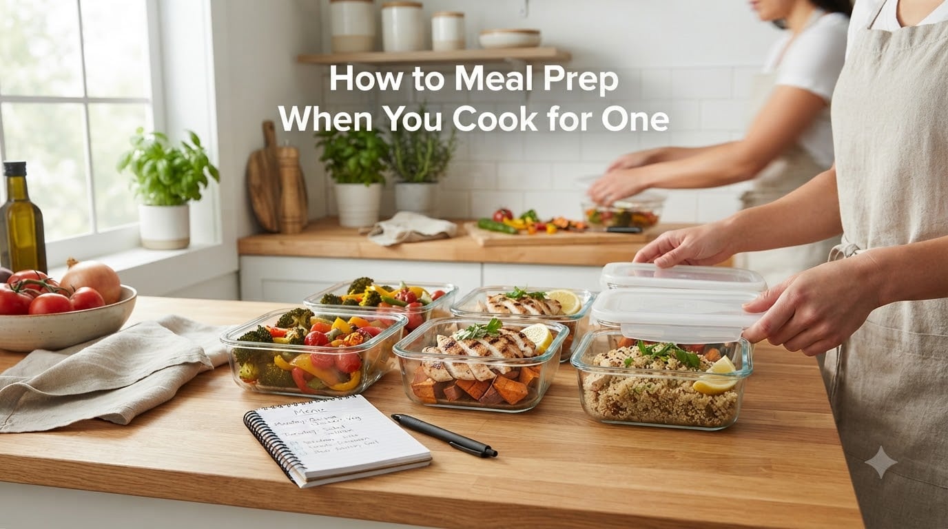 How to Meal Prep When You Cook for One