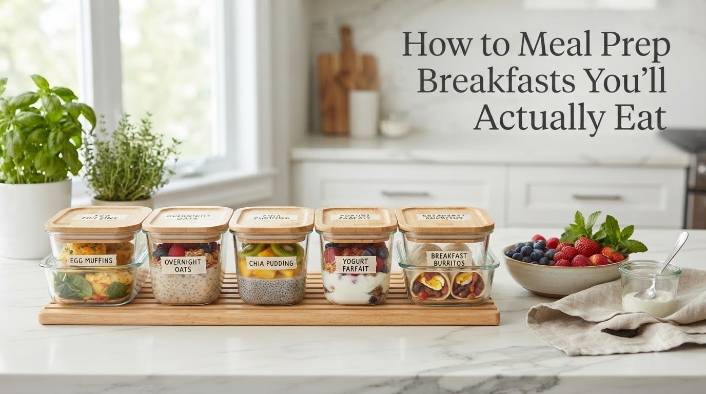 How to Meal Prep Breakfasts You'll Actually Eat