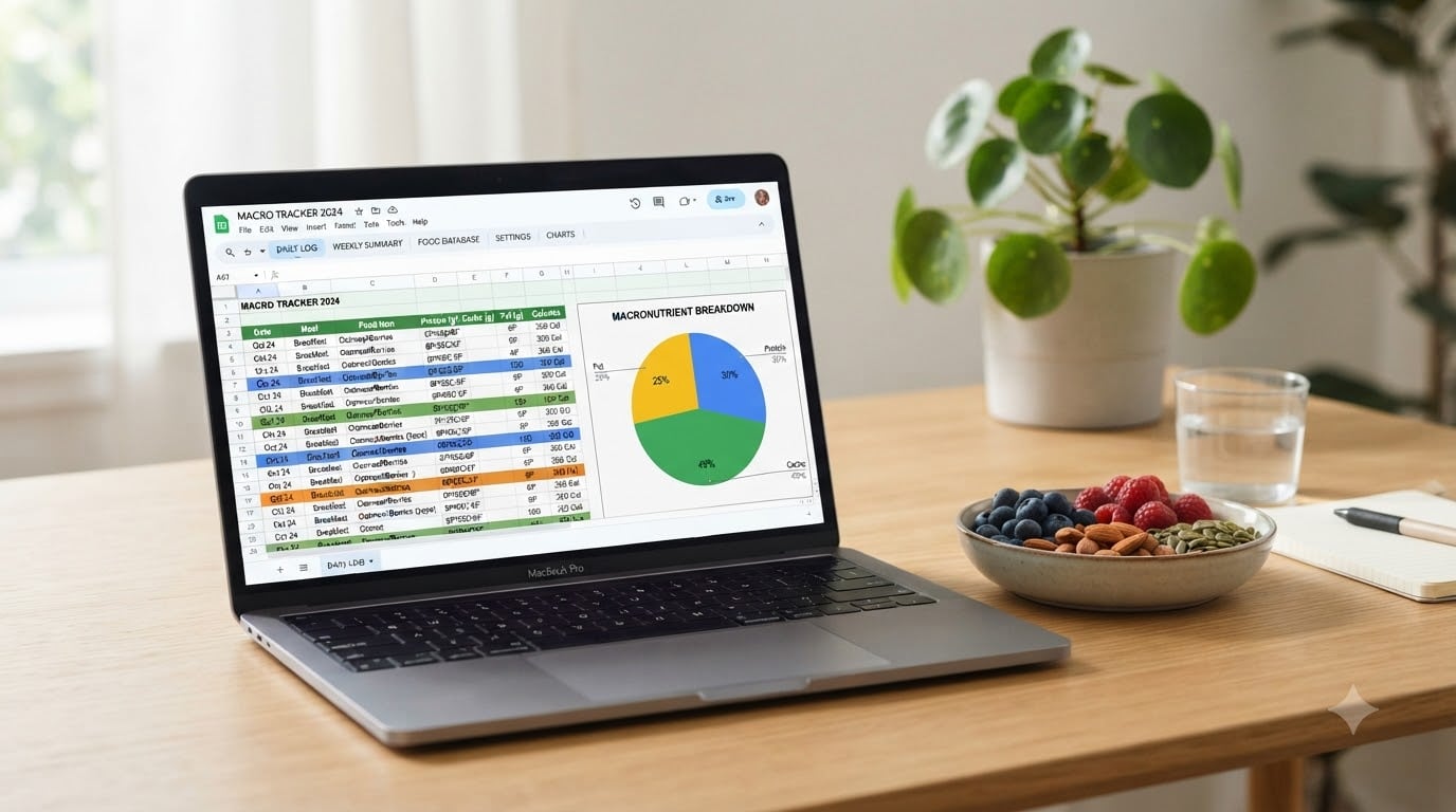 How to Build a Macro-Tracking Spreadsheet in Google Sheets