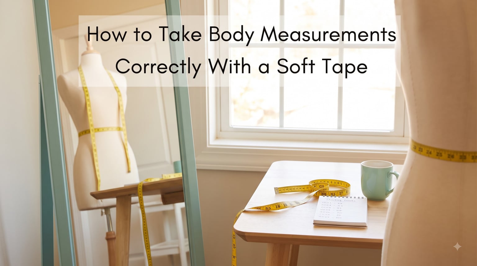 How to Take Body Measurements Correctly With a Soft Tape