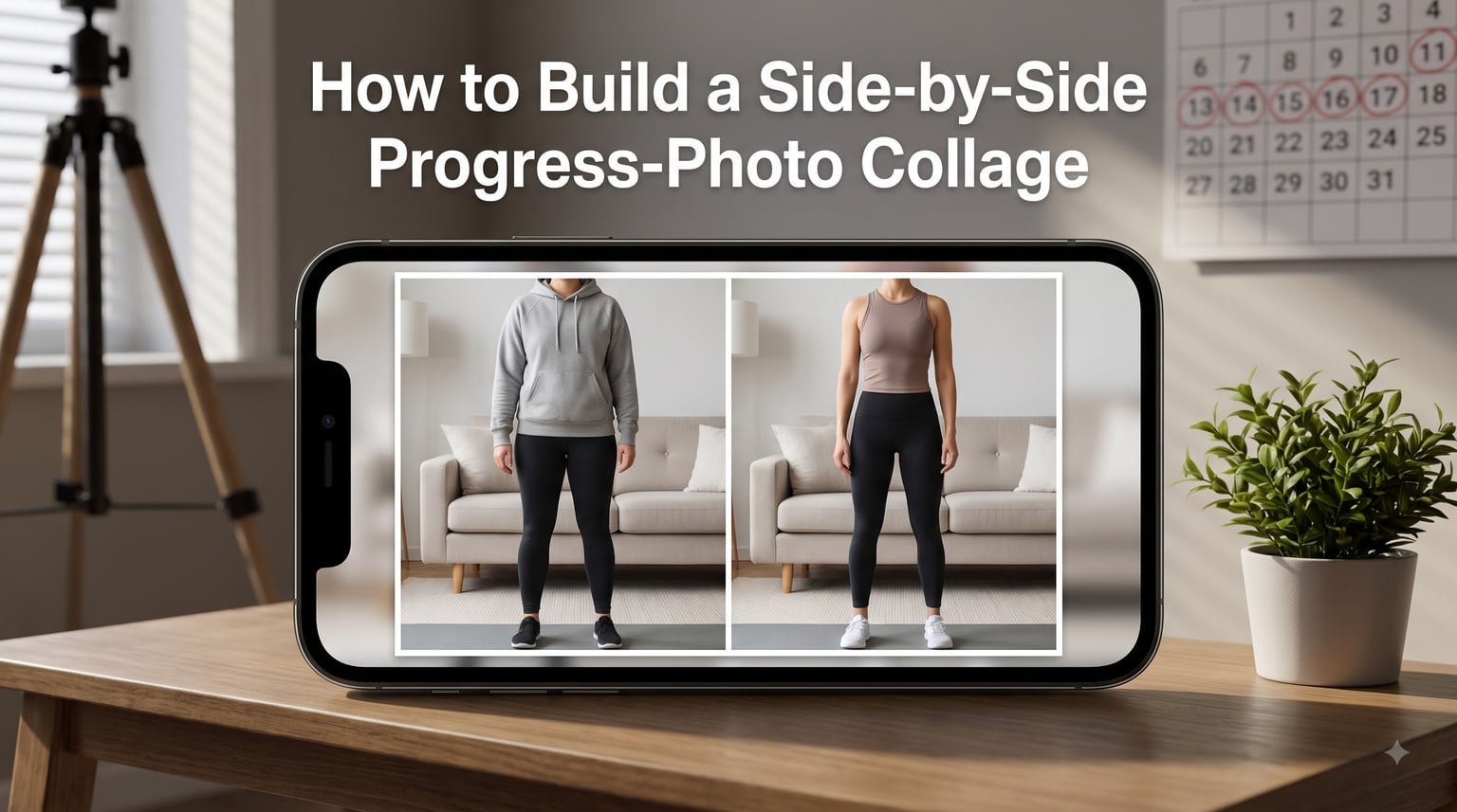 How to Build a Side-by-Side Progress-Photo Collage