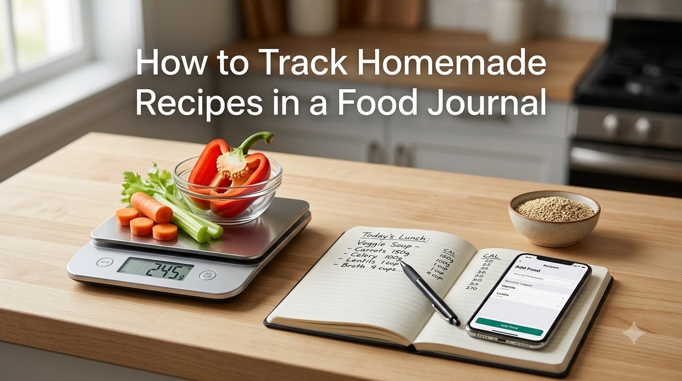 How to Track Homemade Recipes in a Food Journal