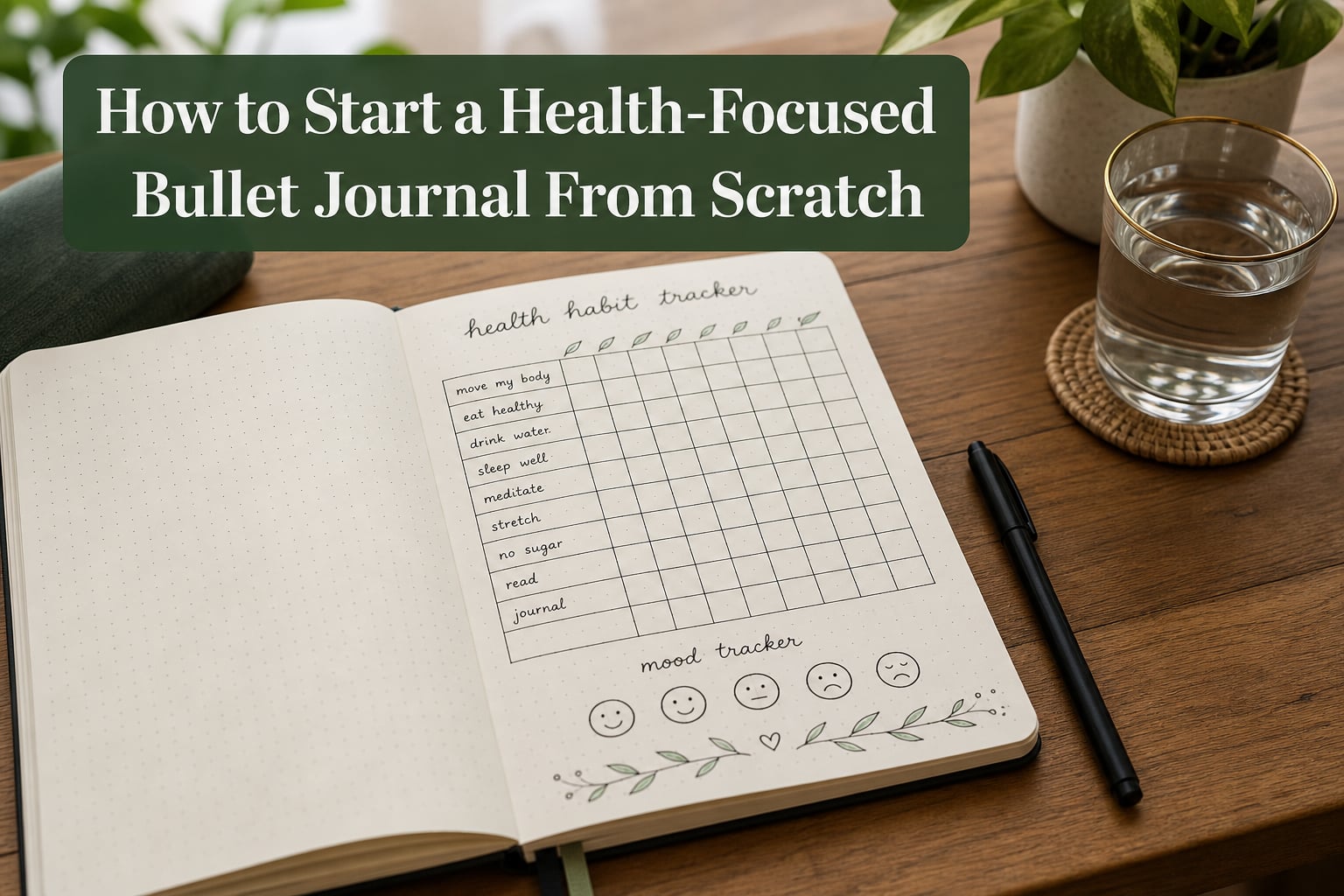 How to Start a Health-Focused Bullet Journal From Scratch
