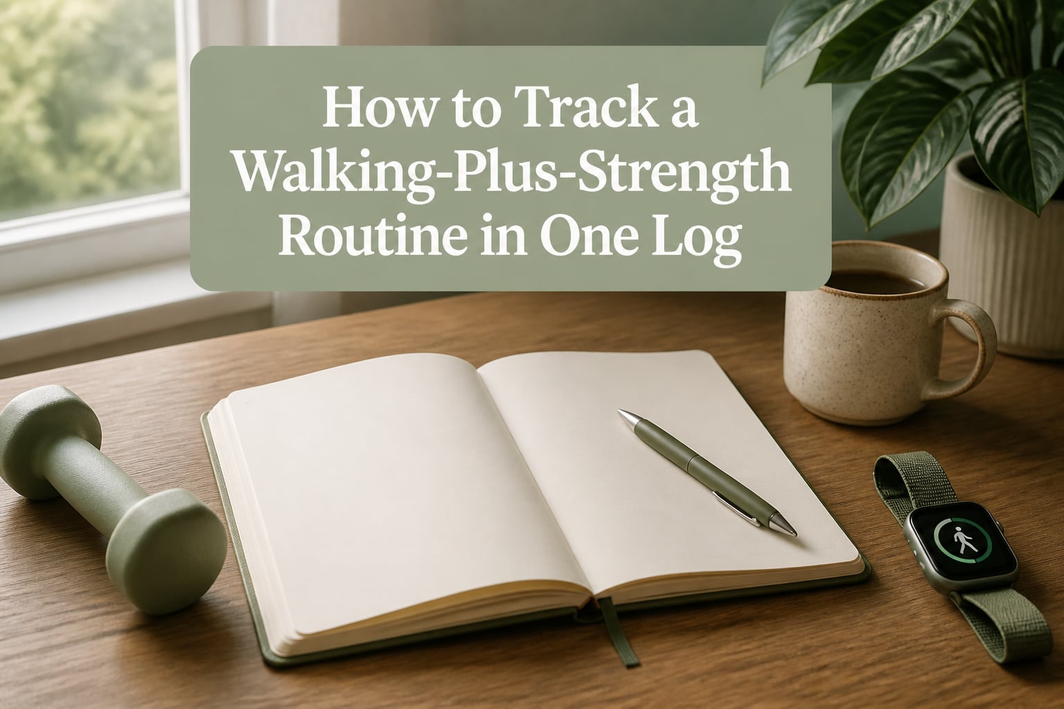 How to Track a Walking-Plus-Strength Routine in One Log