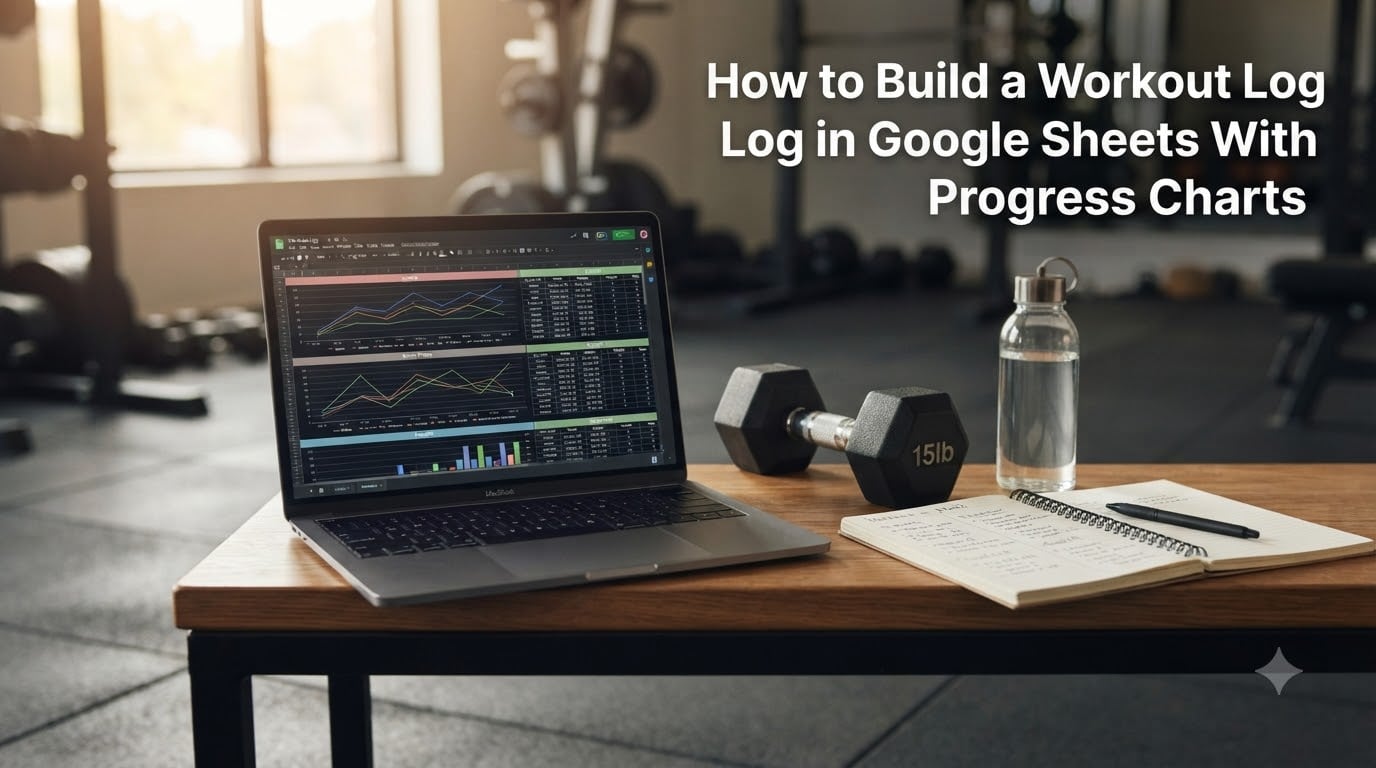 How to Build a Workout Log in Google Sheets With Progress Charts