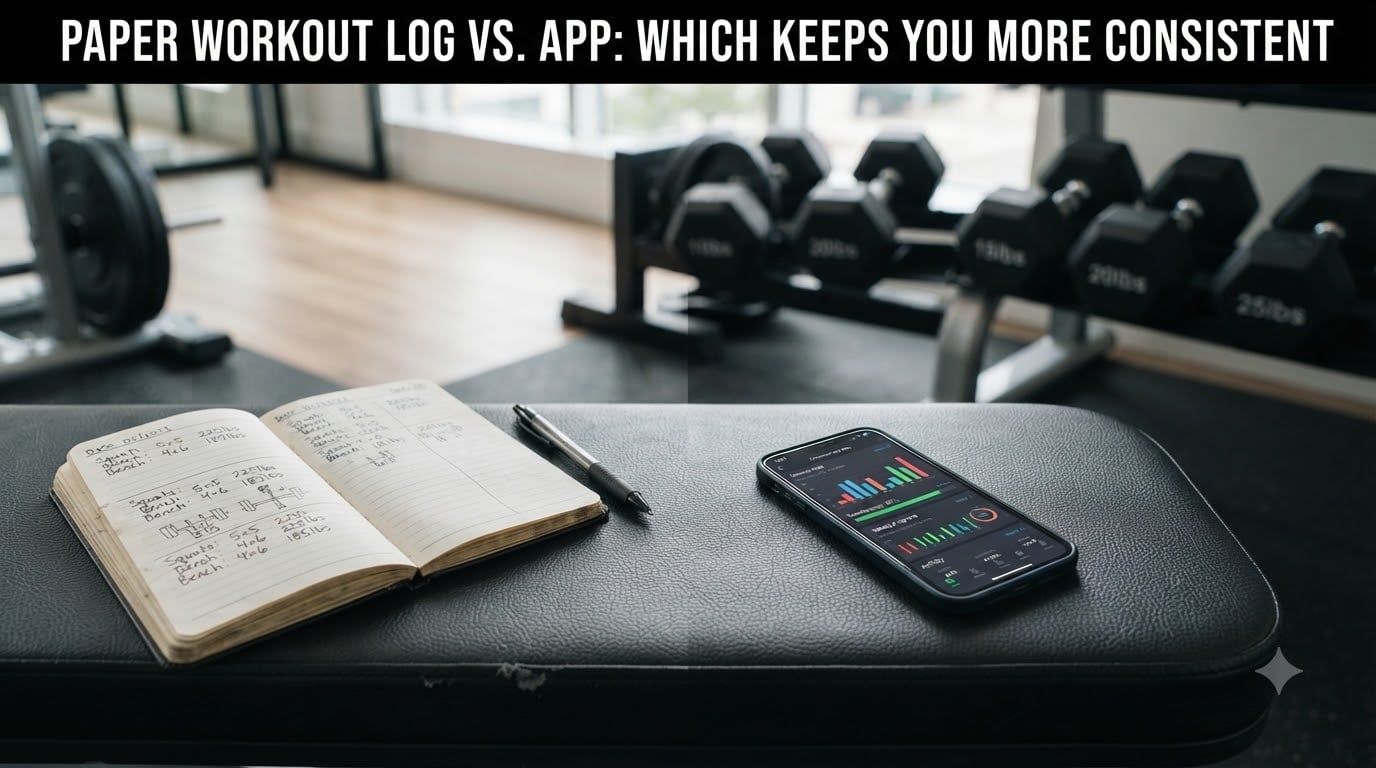 Paper Workout Log vs. App: Which Keeps You More Consistent
