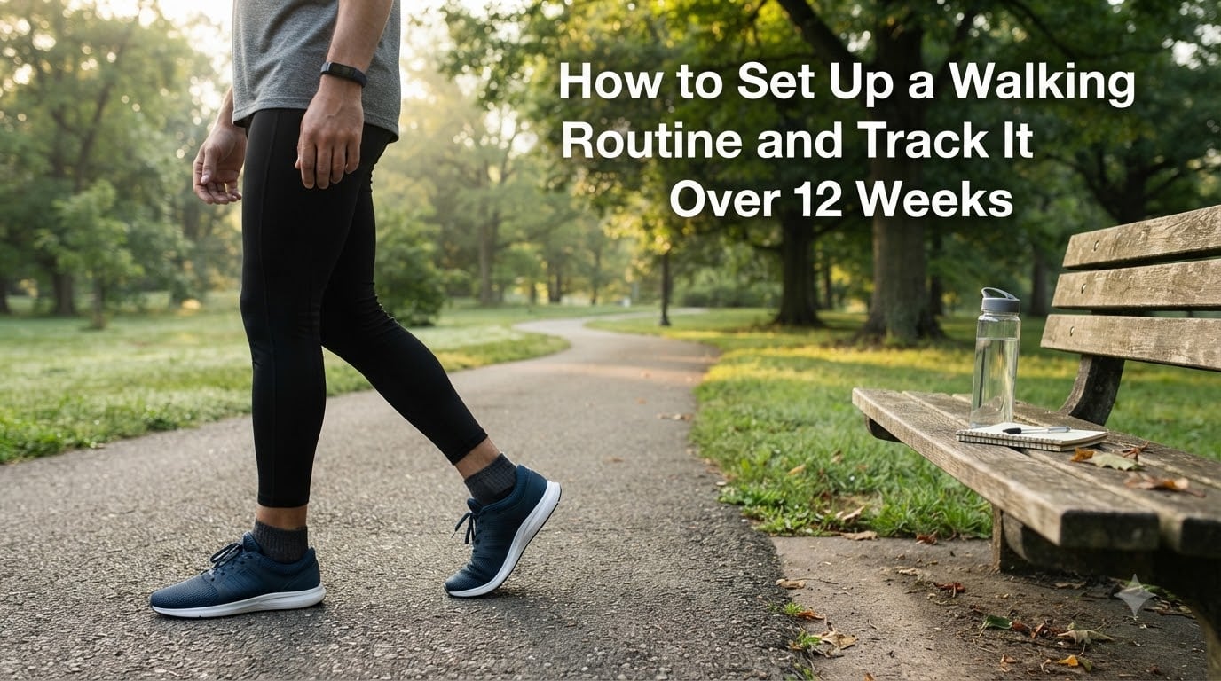 How to Set Up a Walking Routine and Track It Over 12 Weeks