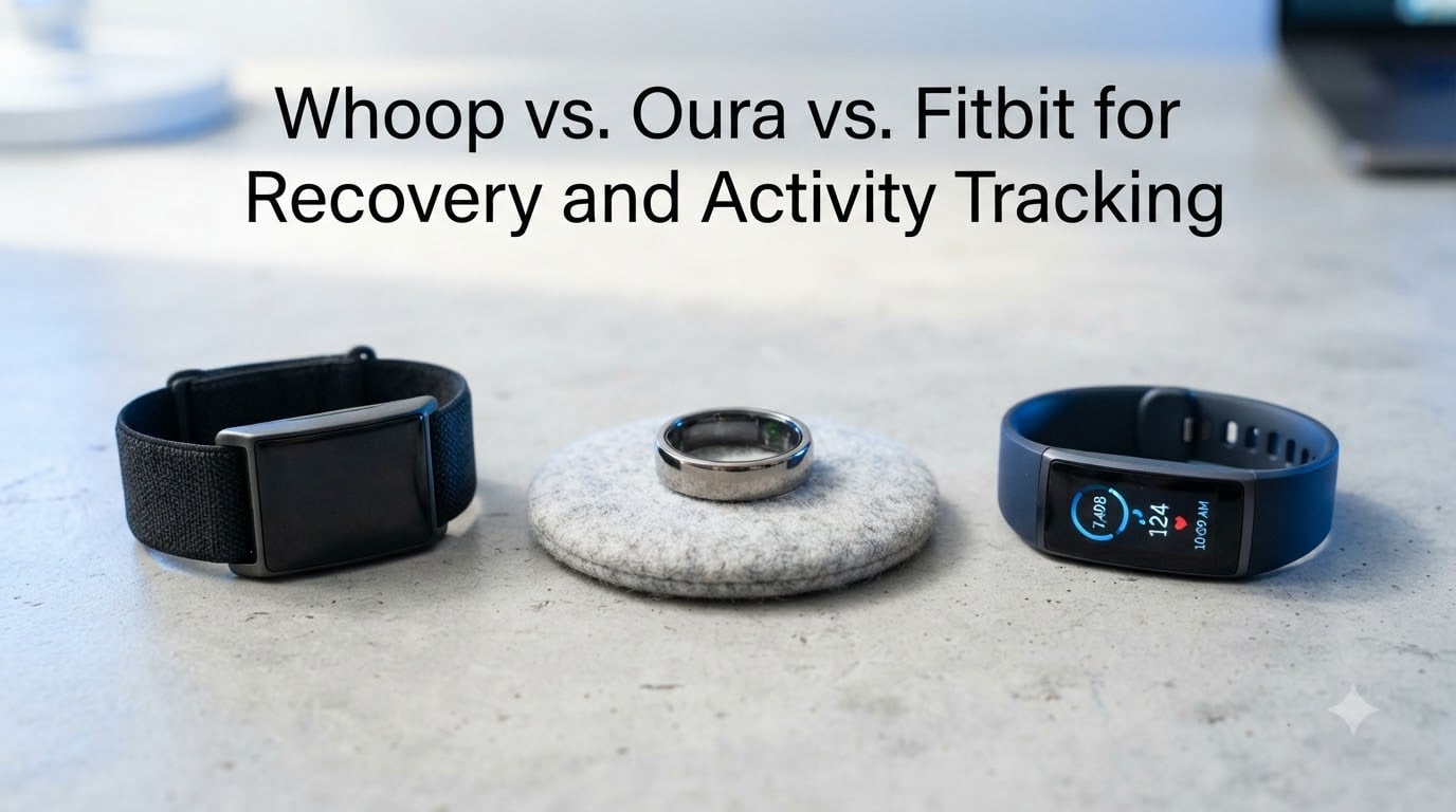 Whoop vs. Oura vs. Fitbit for Recovery and Activity Tracking
