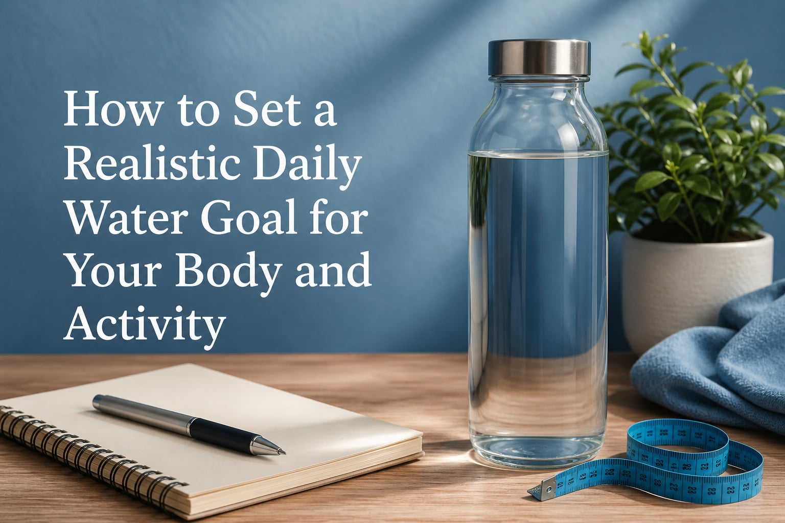 How to Set a Realistic Daily Water Goal for Your Body and Activity
