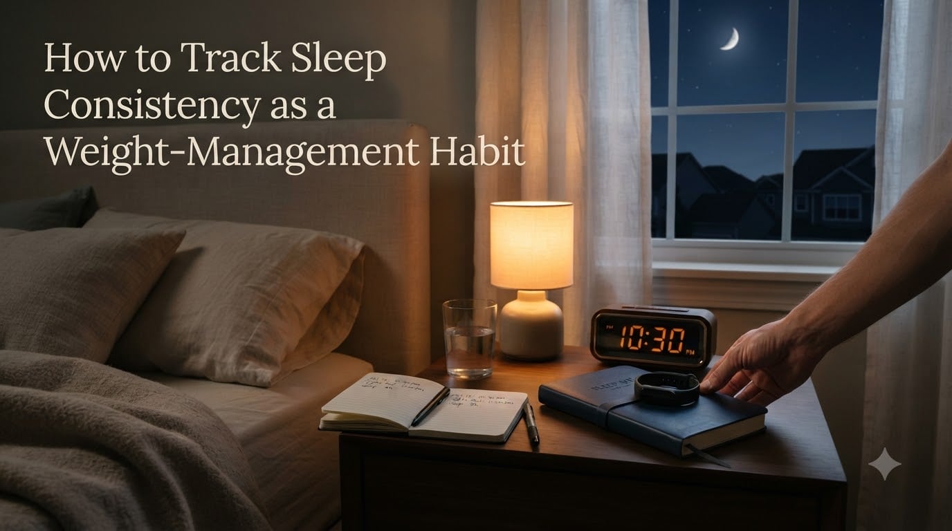 How to Track Sleep Consistency as a Weight-Management Habit