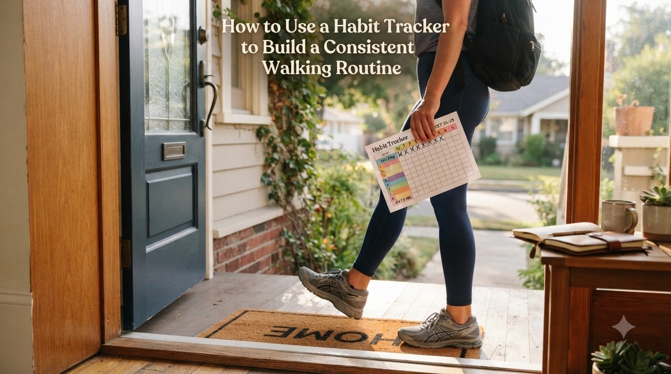 How to Use a Habit Tracker to Build a Consistent Walking Routine