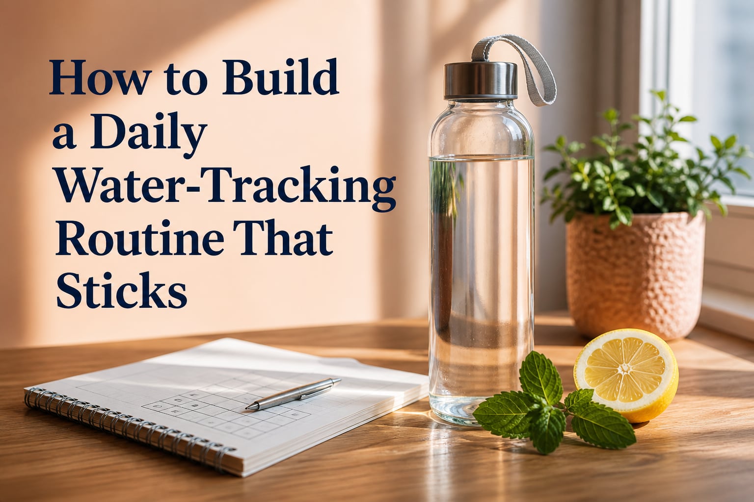 How to Build a Daily Water-Tracking Routine That Sticks