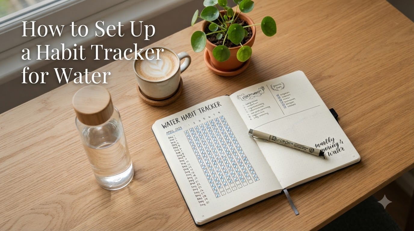 How to Set Up a Habit Tracker for Water