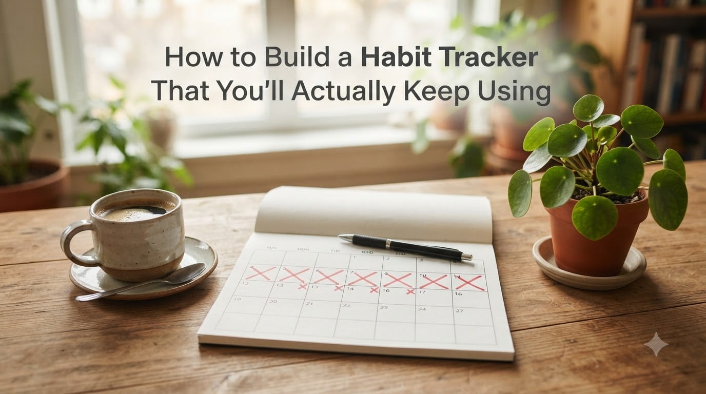 How to Build a Habit Tracker That You'll Actually Keep Using