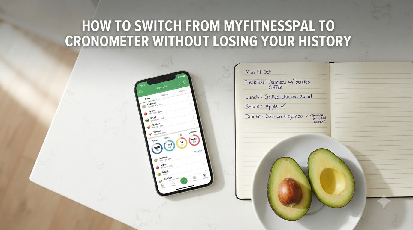How to Switch From MyFitnessPal to Cronometer Without Losing Your History